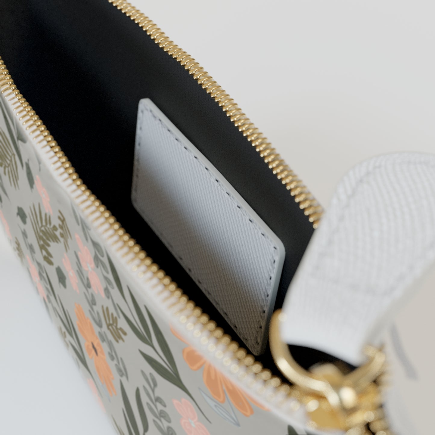 Fern floral clutch