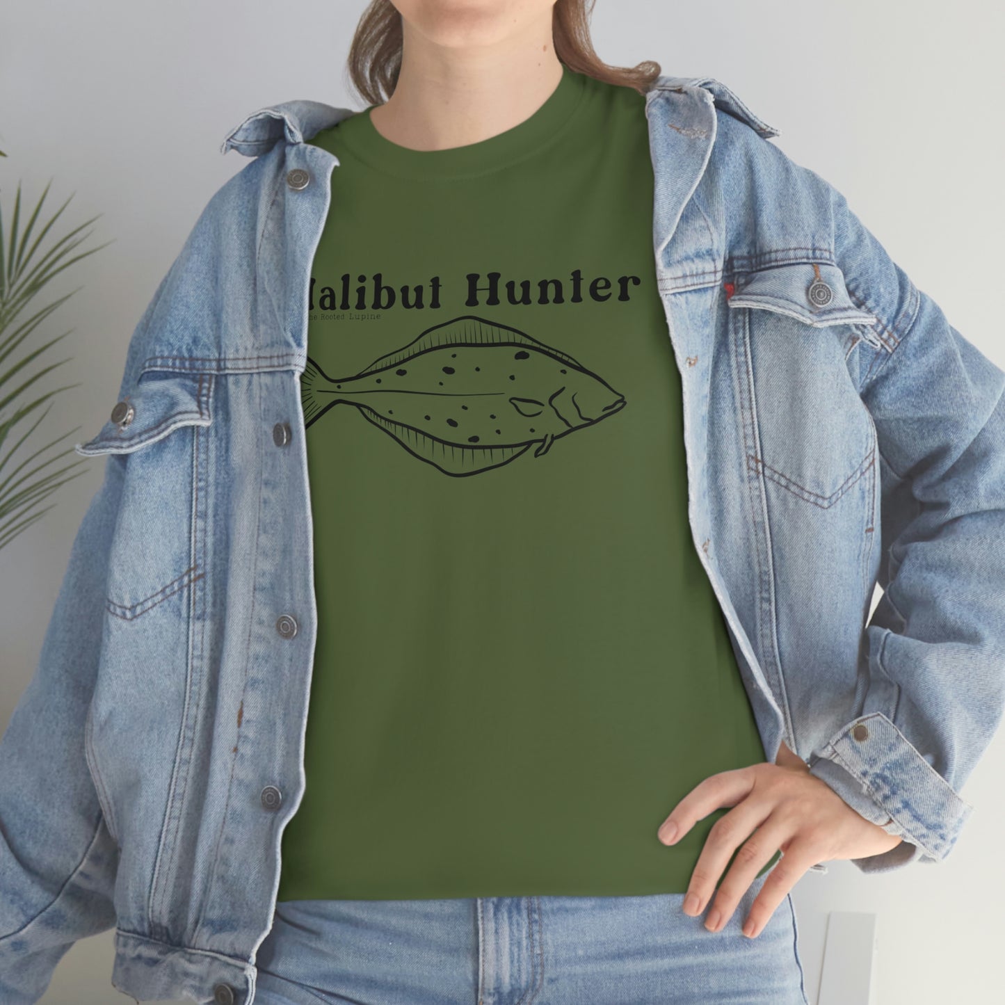 Halibut Hunter, unisex T Shirt
