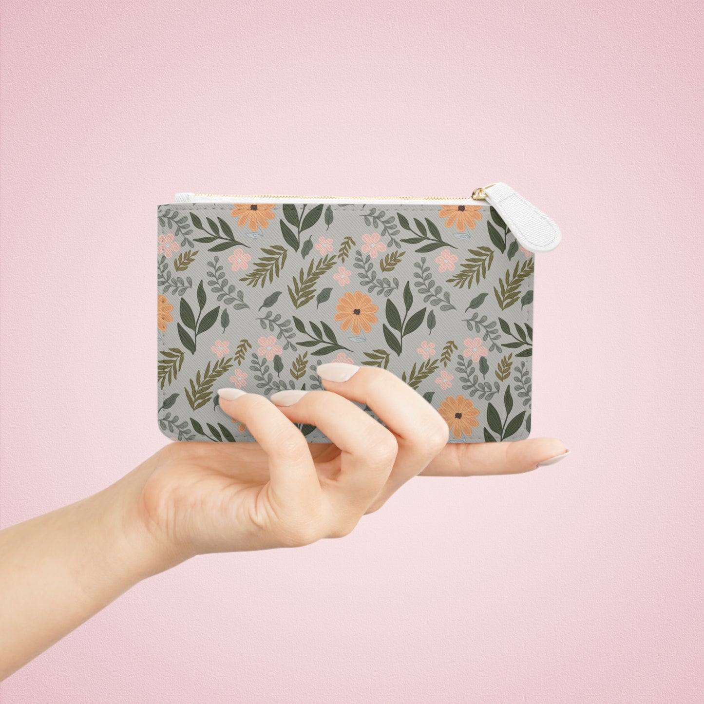 Fern floral clutch
