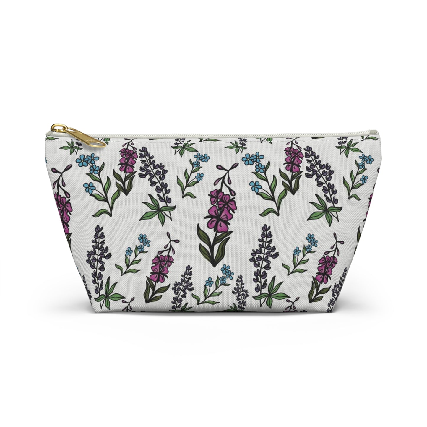 Alaska's Wildflower Zipper Bag
