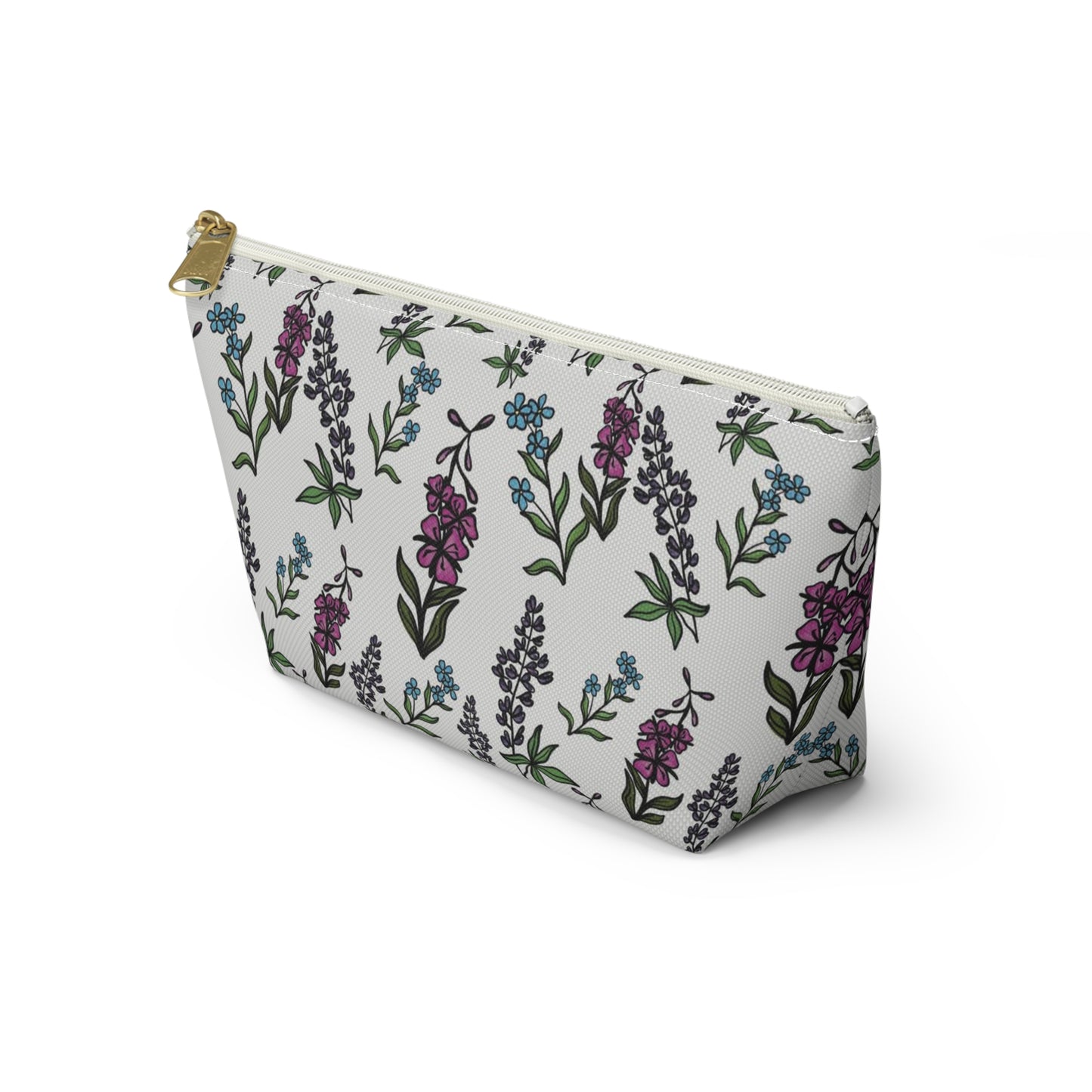 Alaska's Wildflower Zipper Bag