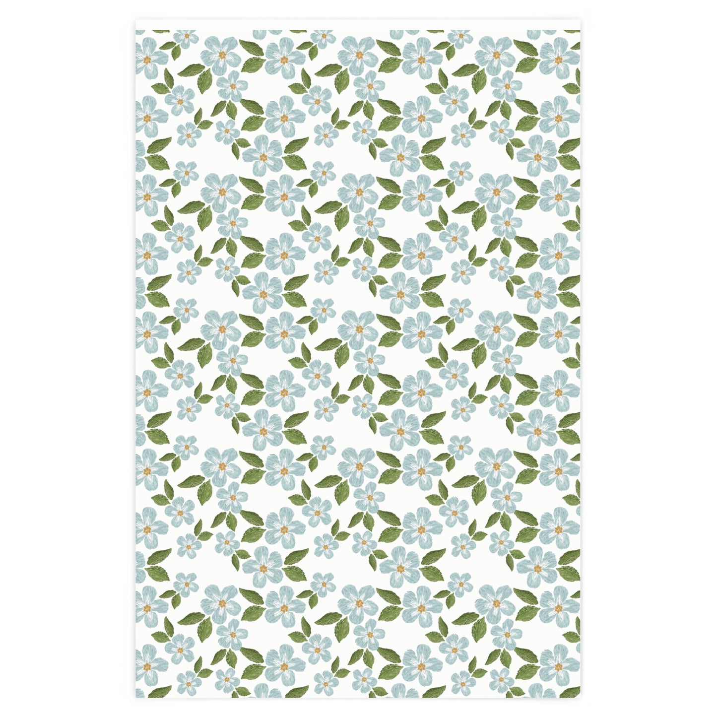 Forget Me Not Wrapping Paper