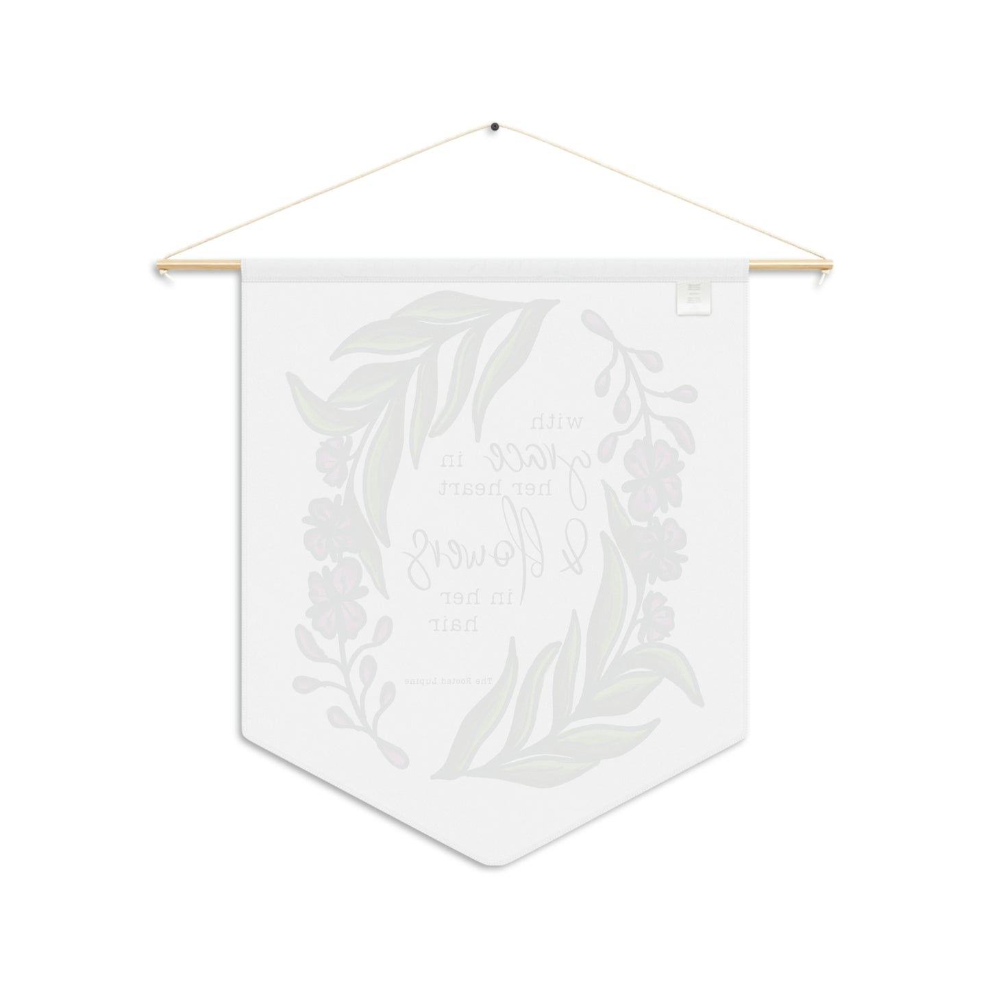 Fireweed Flowers Encouragement Pennant