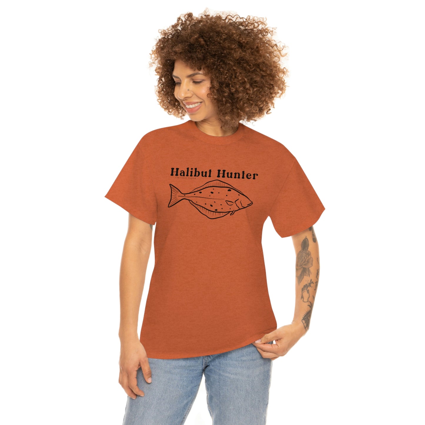 Halibut Hunter, unisex T Shirt