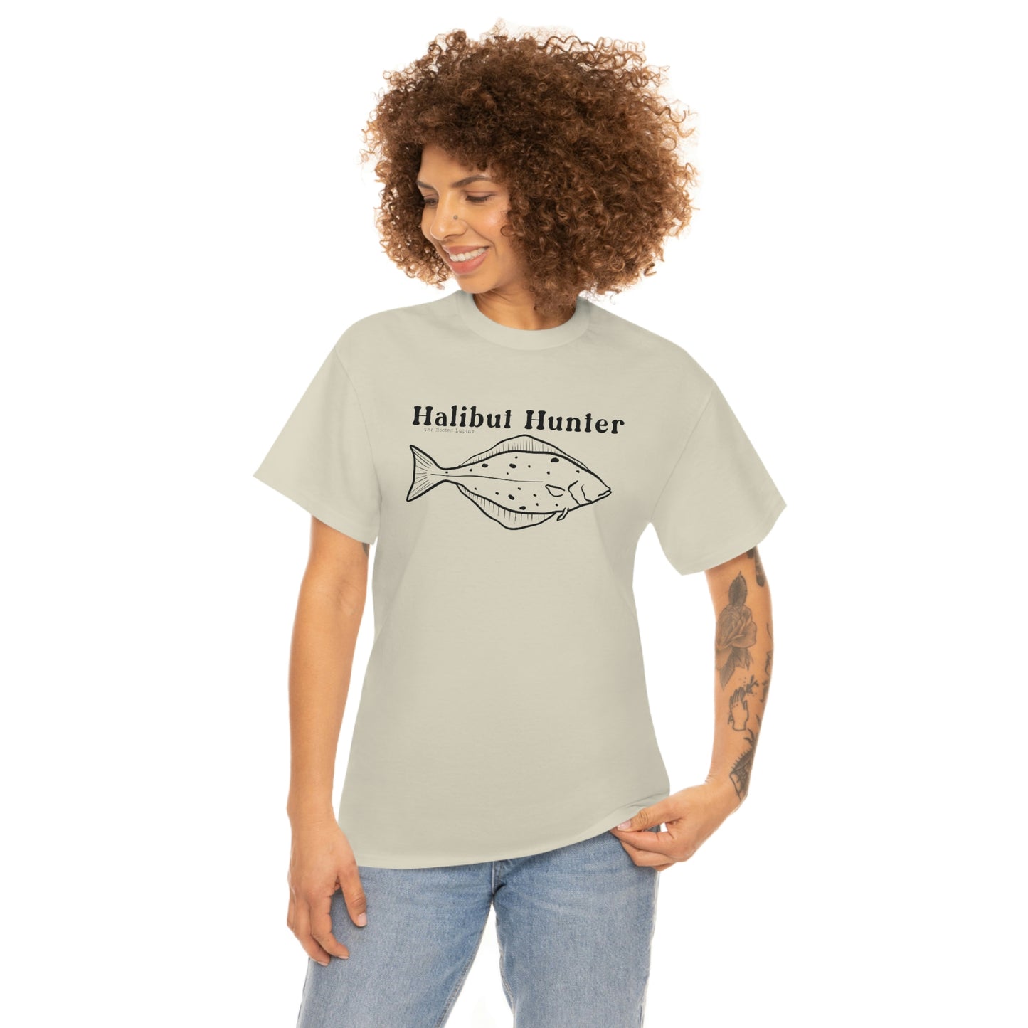 Halibut Hunter, unisex T Shirt