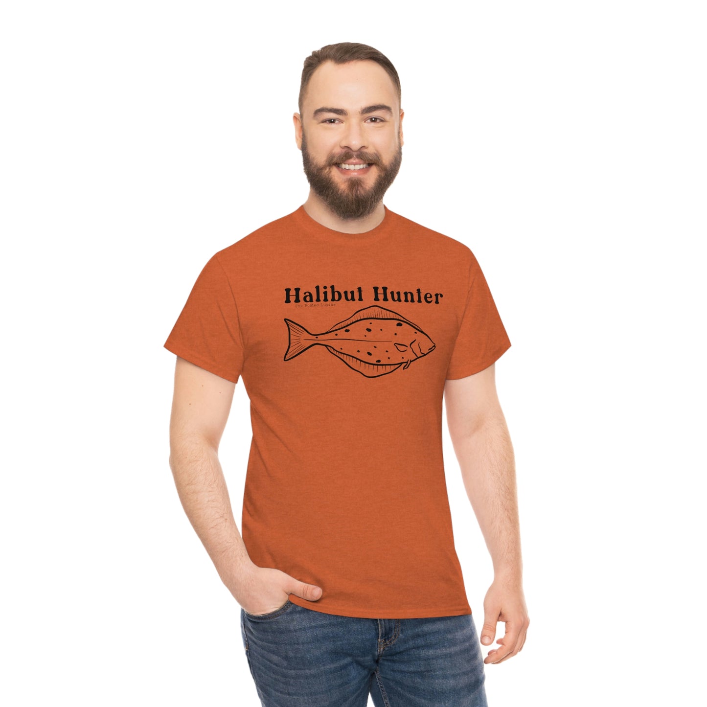 Halibut Hunter, unisex T Shirt