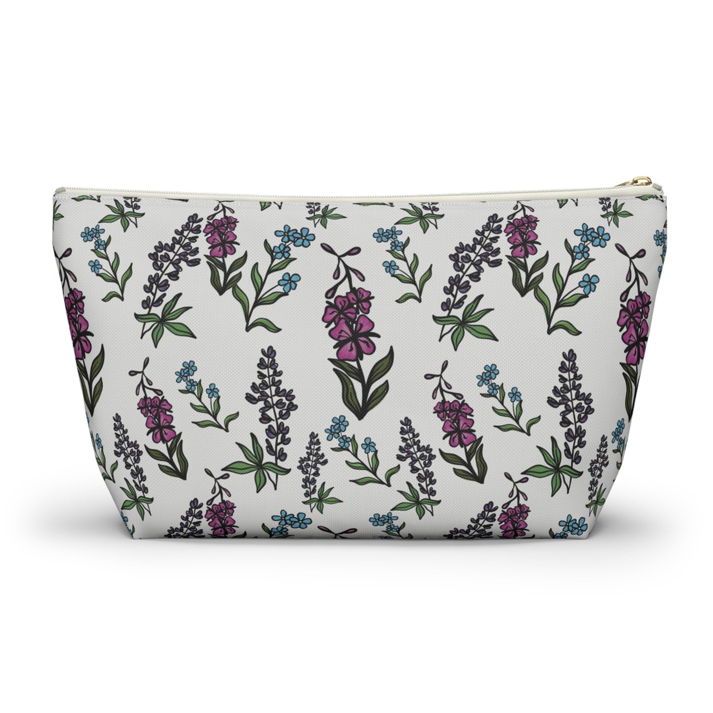 Alaska's Wildflower Zipper Bag