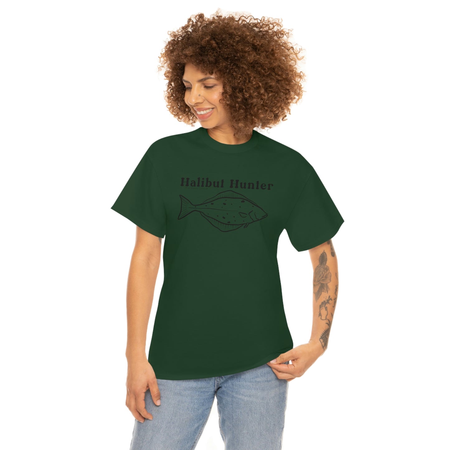 Halibut Hunter, unisex T Shirt