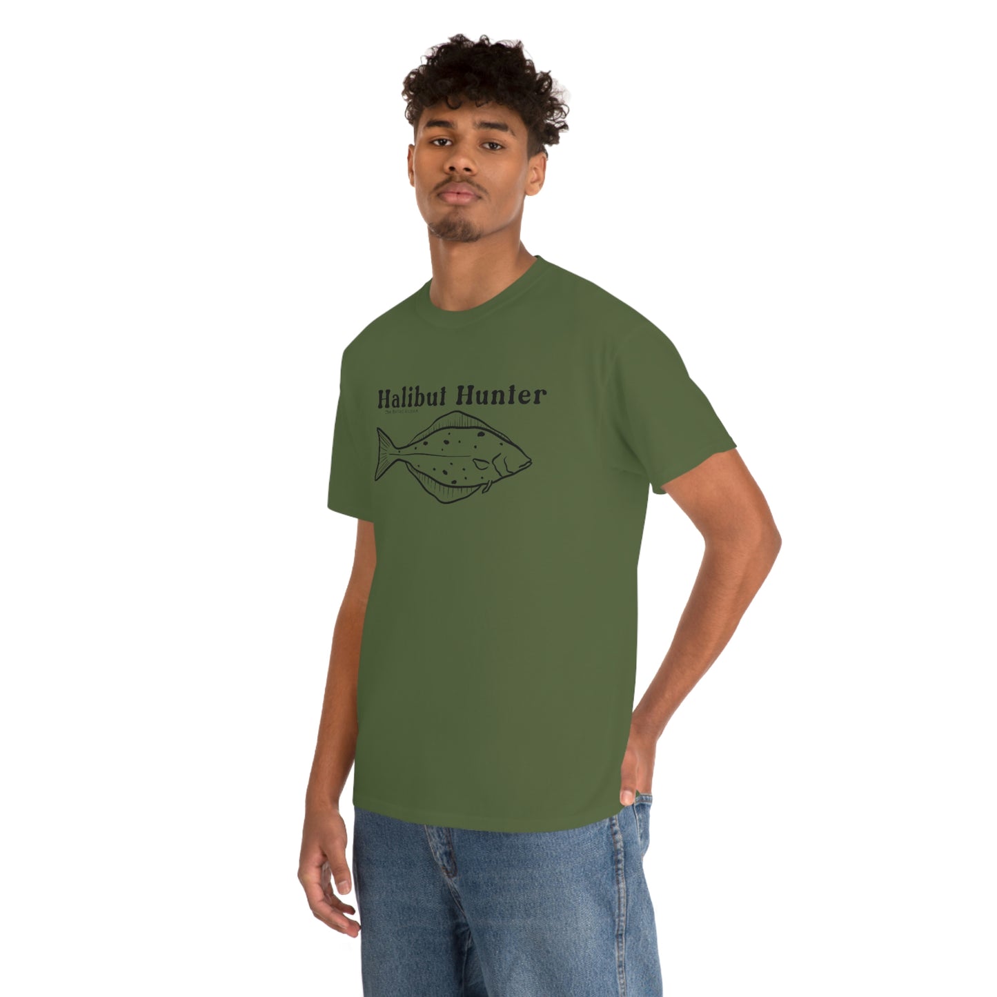 Halibut Hunter, unisex T Shirt