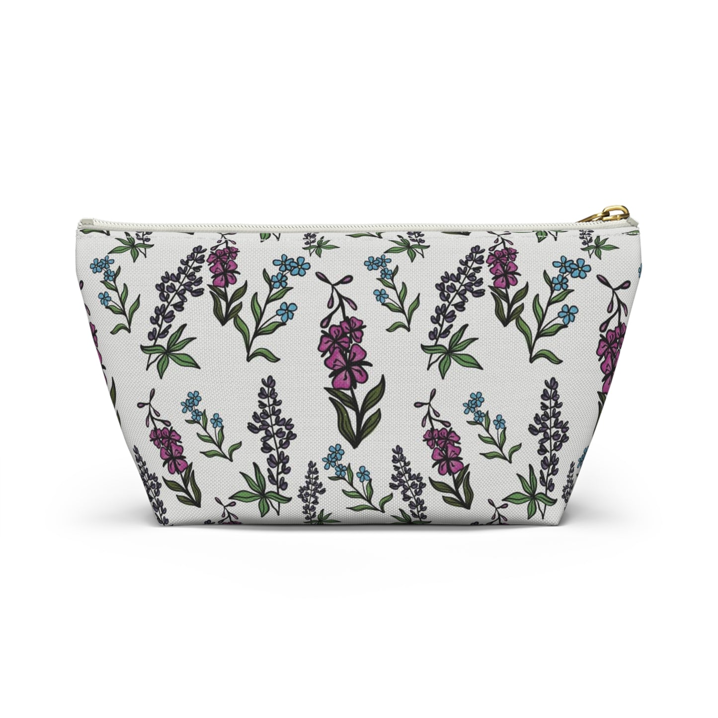 Alaska's Wildflower Zipper Bag