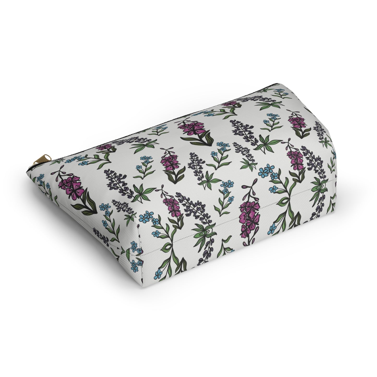 Alaska's Wildflower Zipper Bag