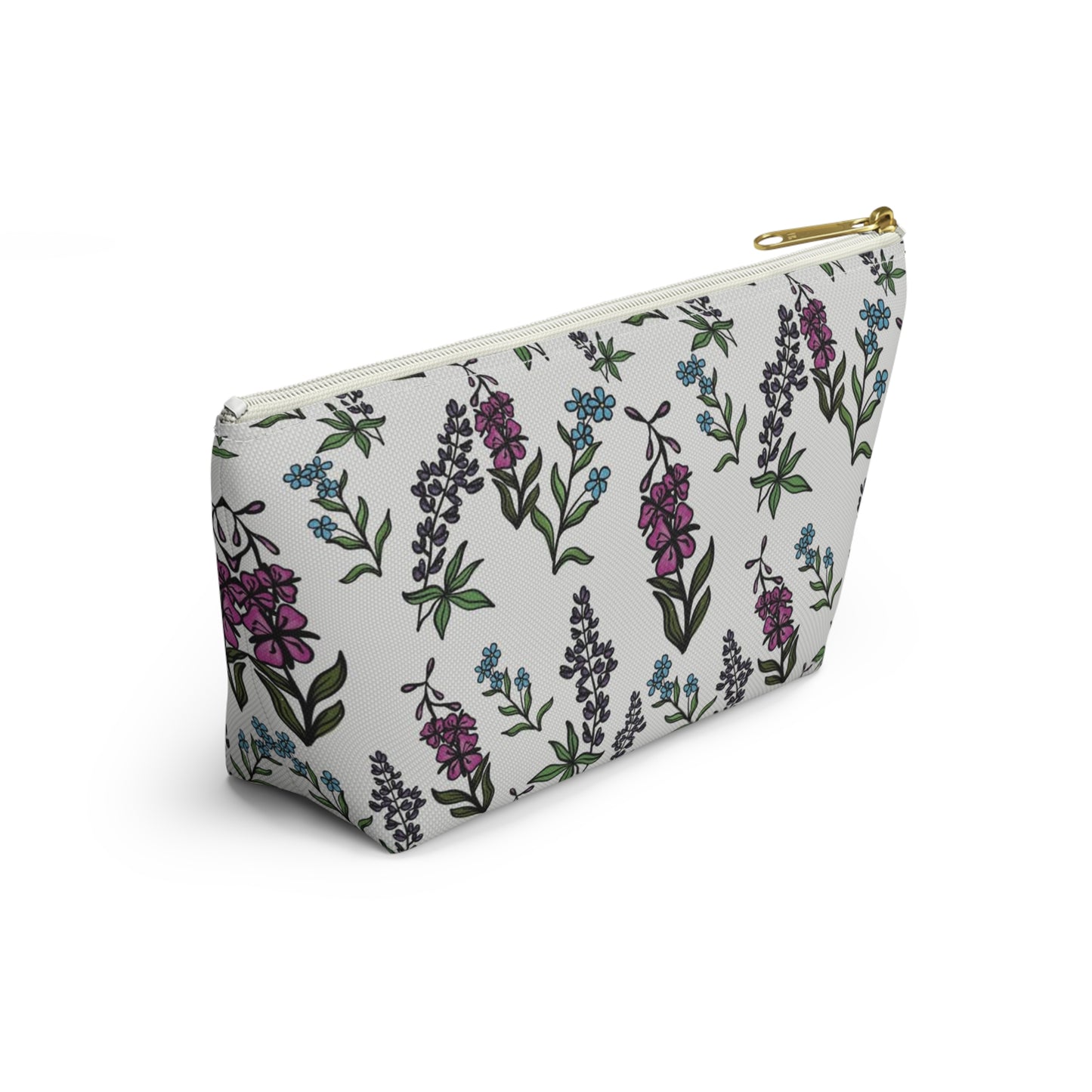 Alaska's Wildflower Zipper Bag