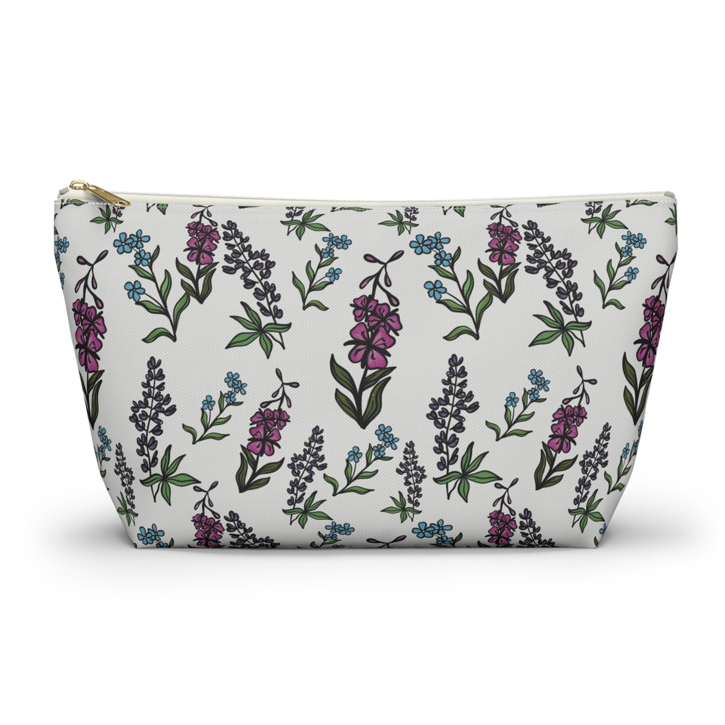 Alaska's Wildflower Zipper Bag