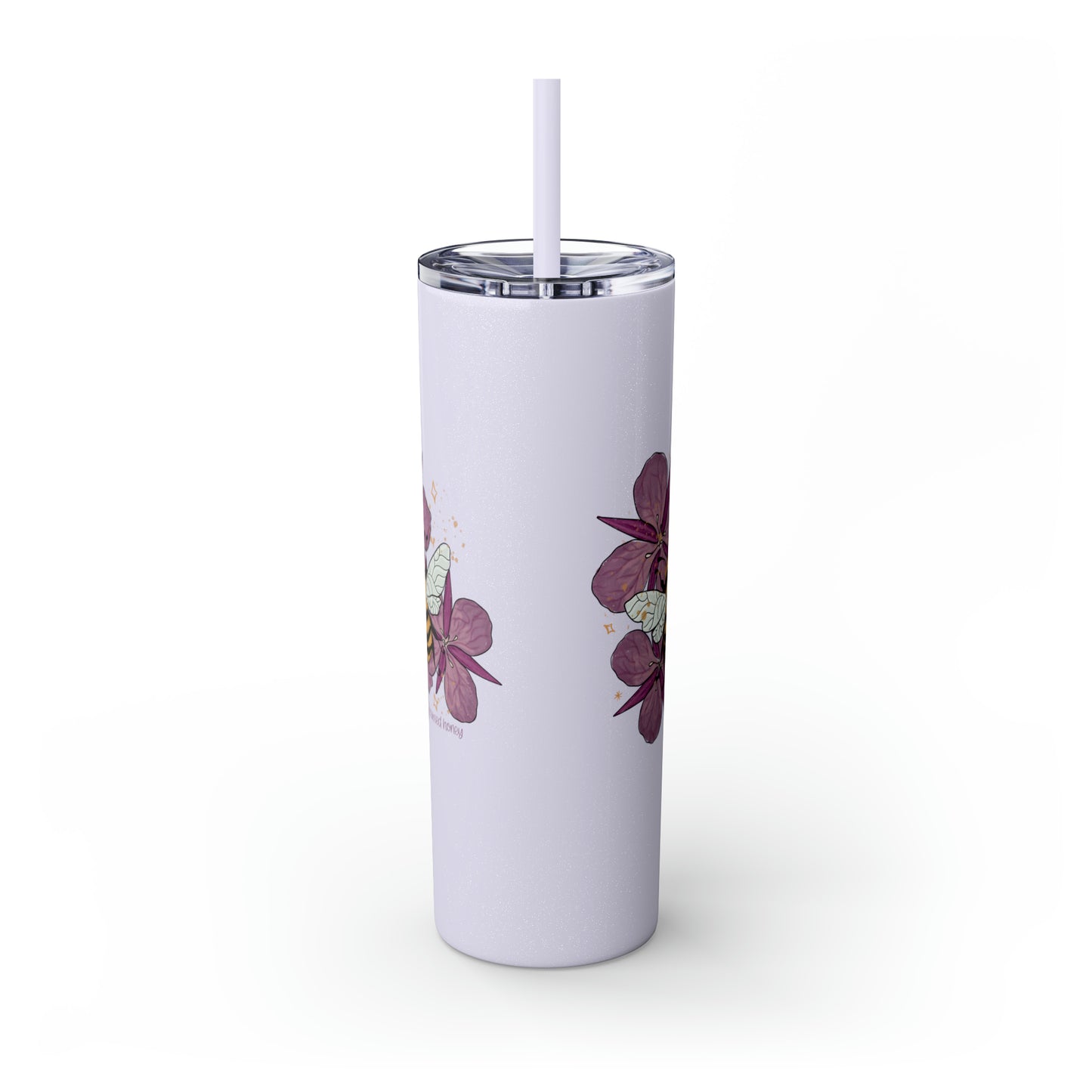 Fireweed Honey Bee Tumbler with Straw, 20oz