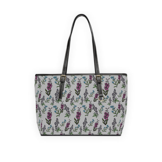 Alaskan Wildflower Leather Purse