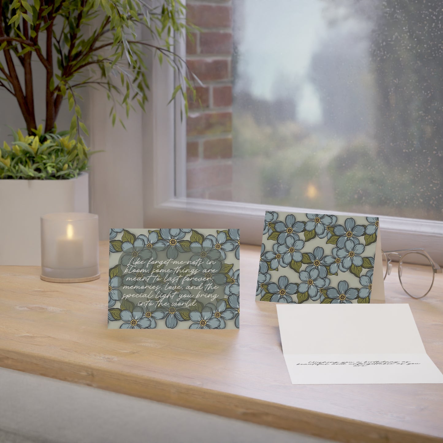 Forget me not birthday card