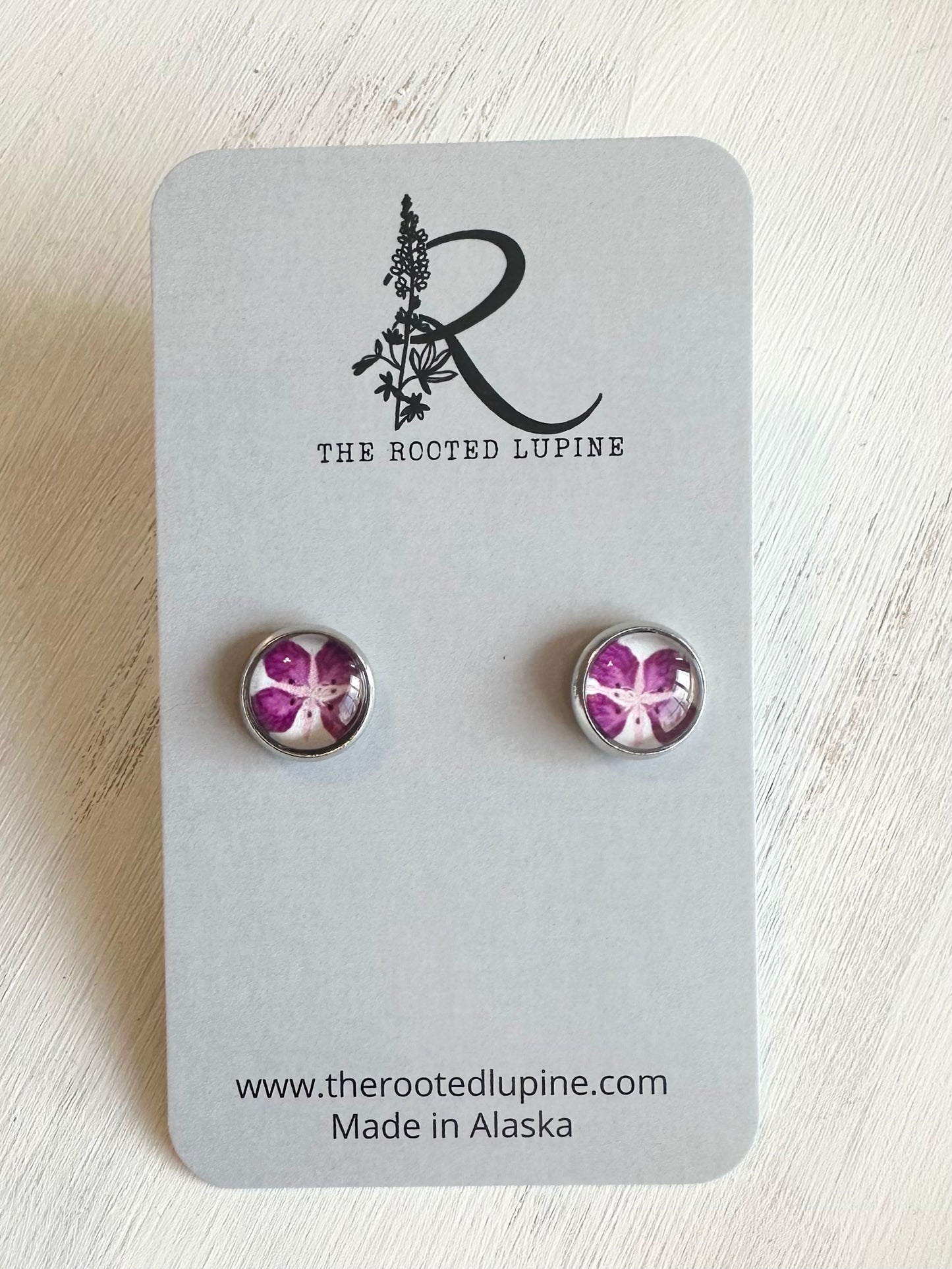 Fireweed Stud Earrings