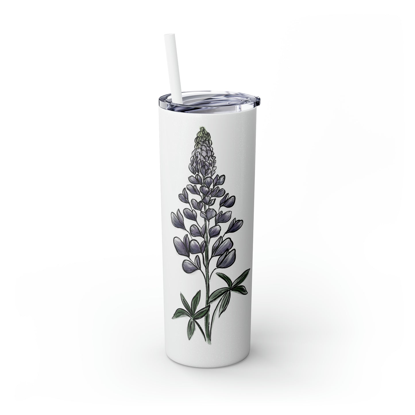 Lupine Tumbler with Straw, 20oz