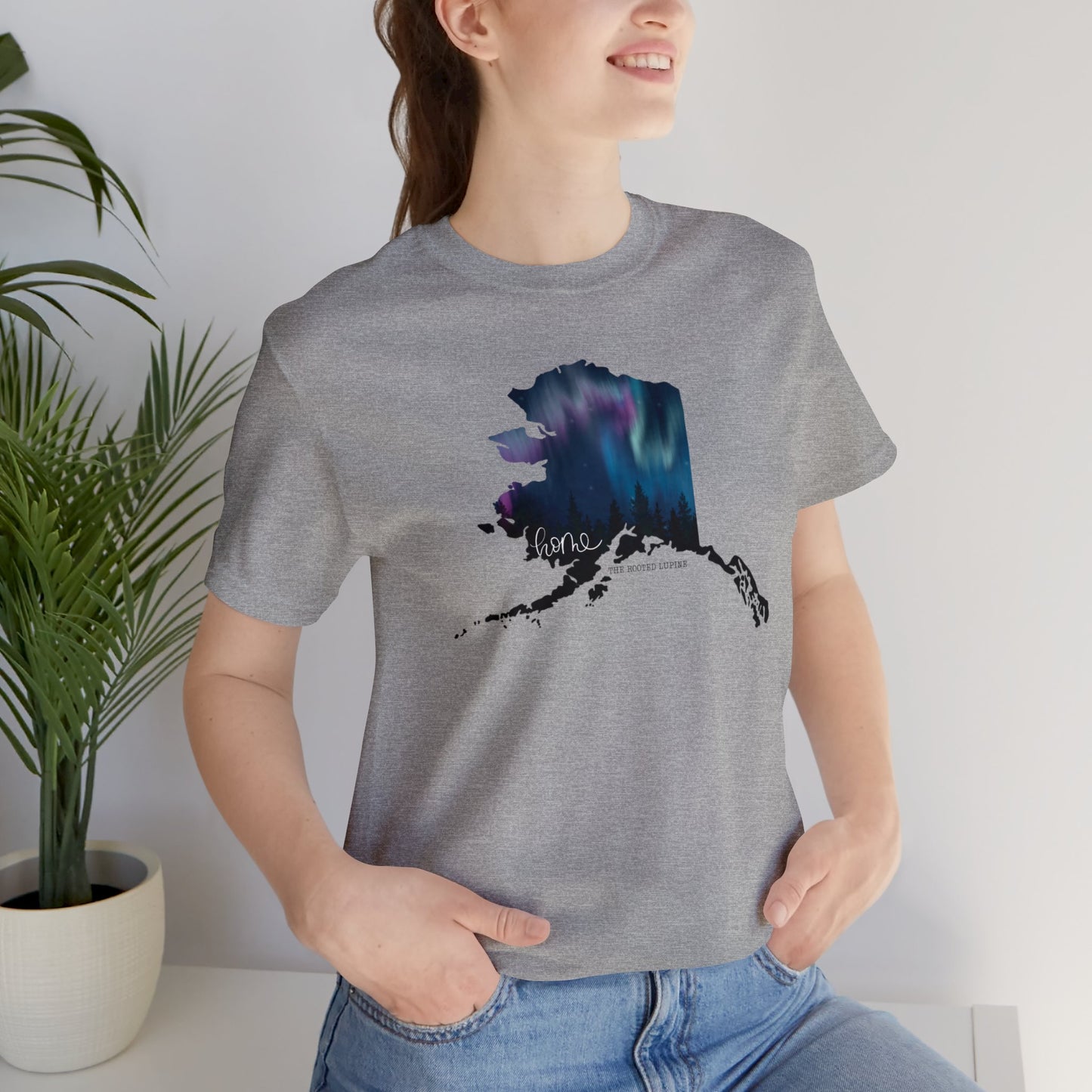 Aurora borealis; Home T-Shirt
