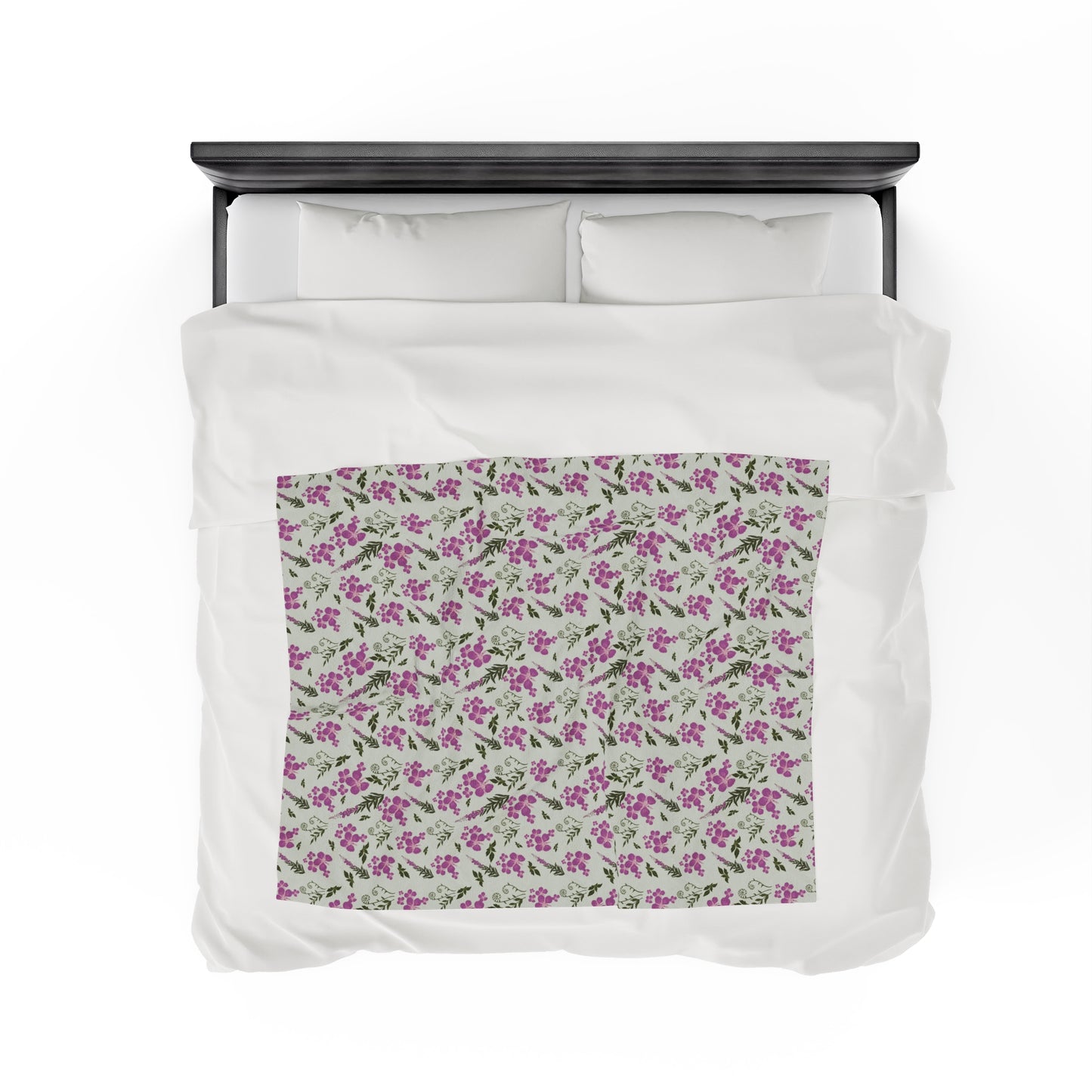 Fireweed Bloom Plush Blanket