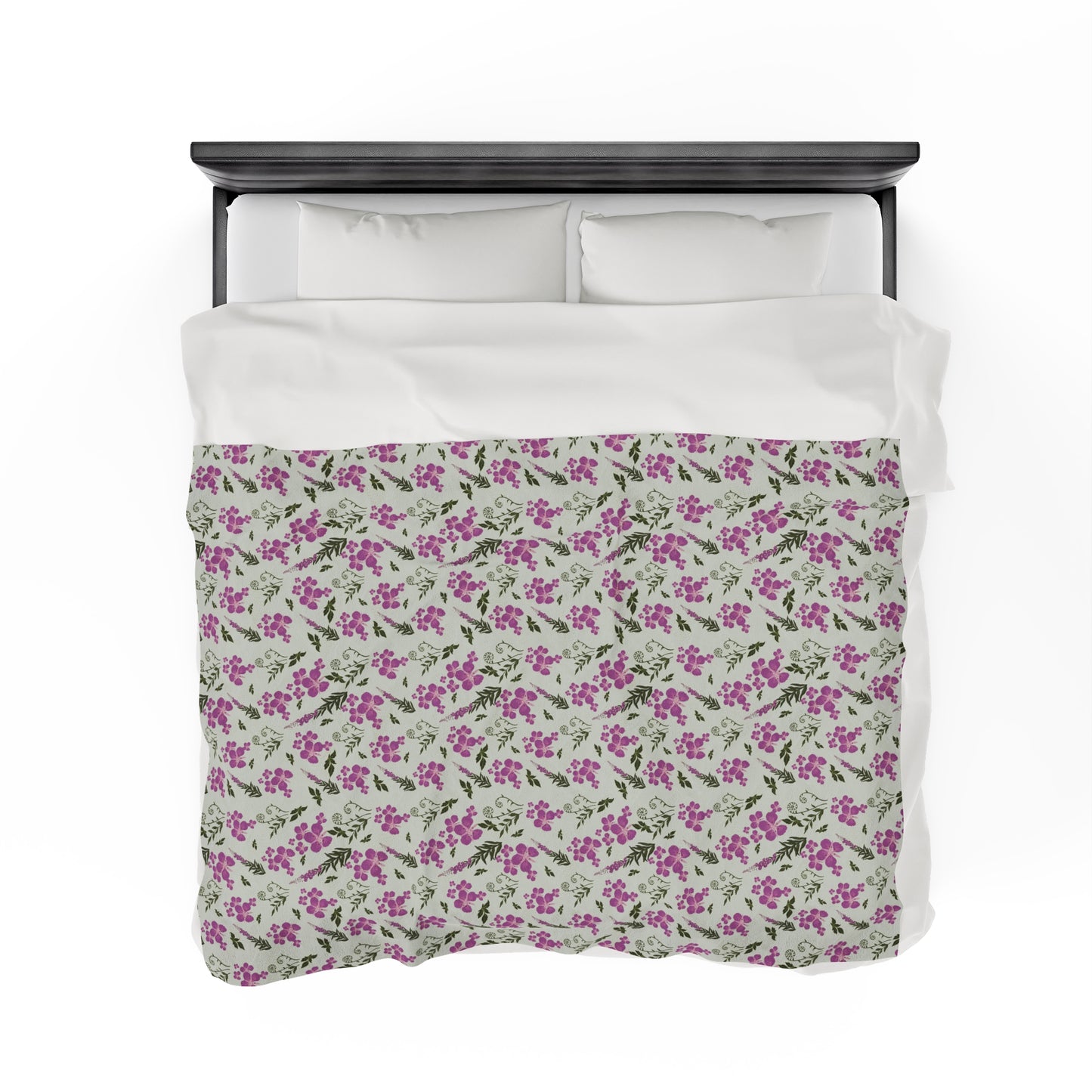 Fireweed Bloom Plush Blanket