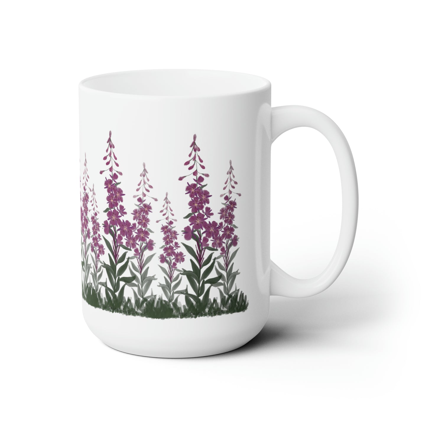 Alaskan fireweed mug
