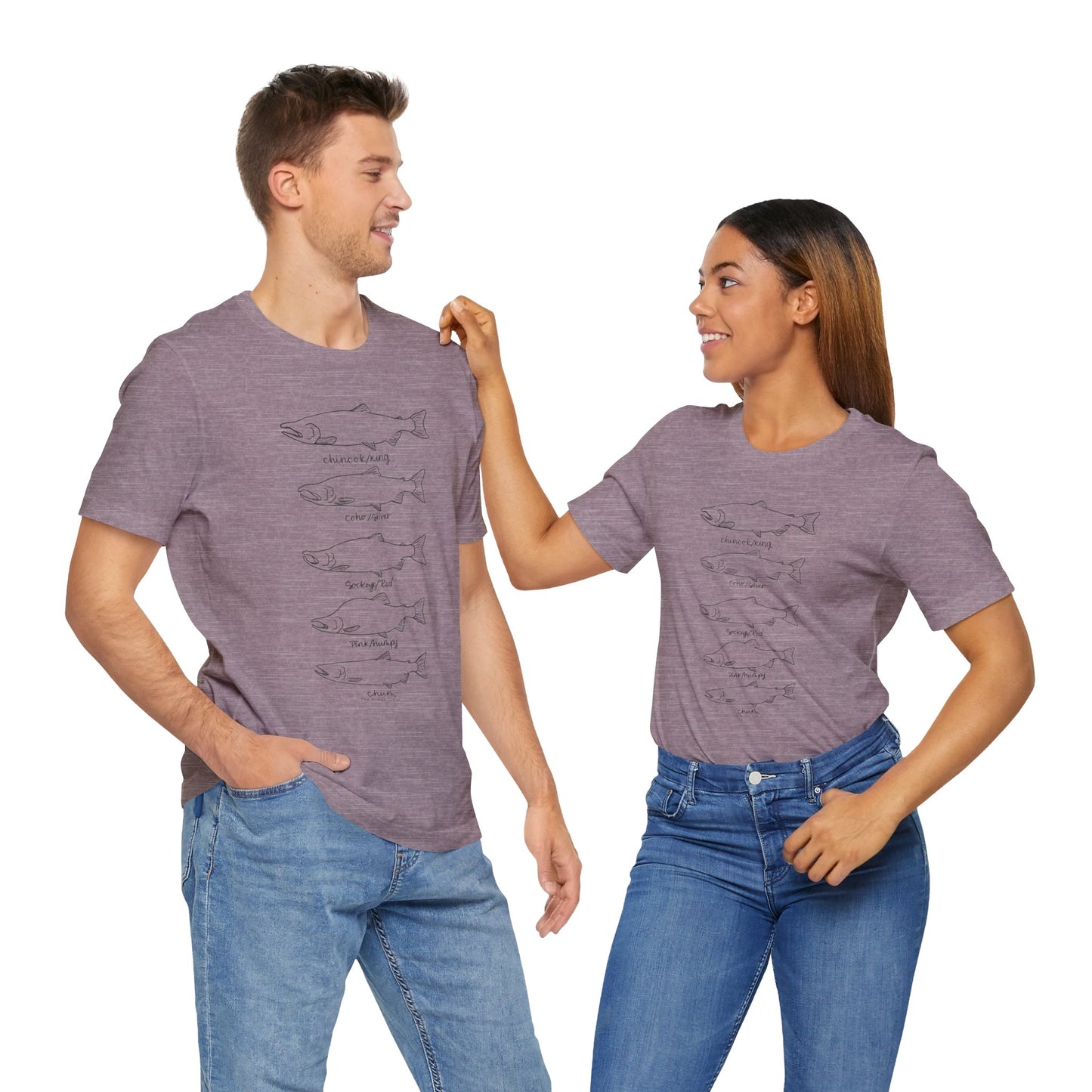 Salmon Species Unisex Shirt