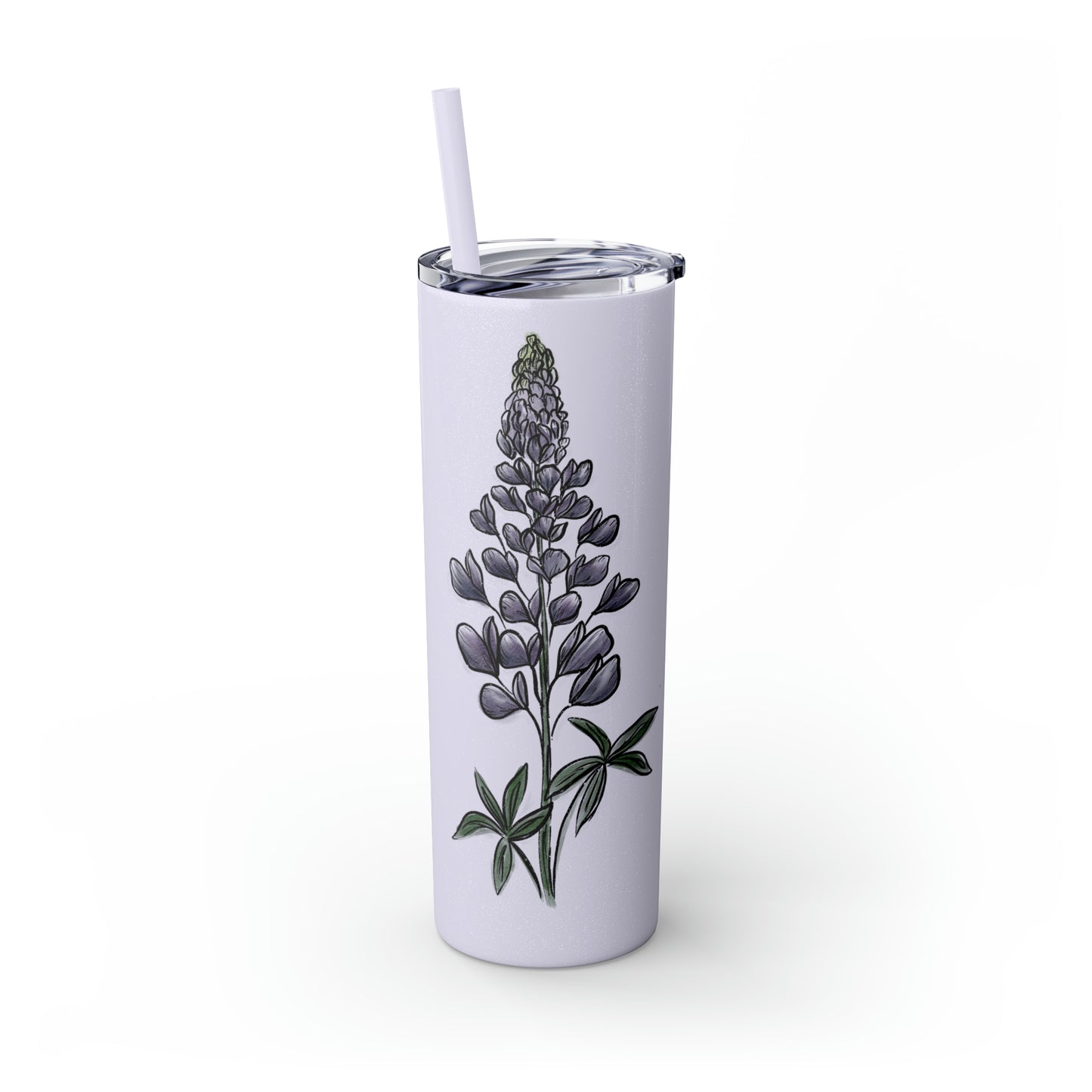 Lupine Tumbler with Straw, 20oz