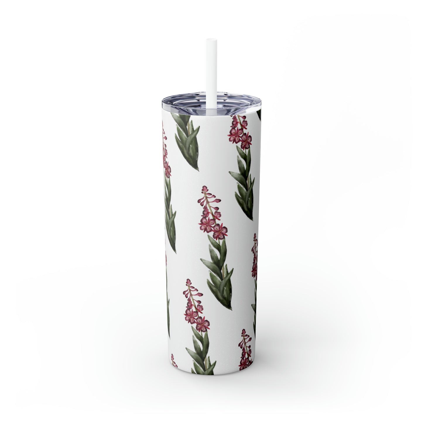 Watercolor Fireweed Tumbler, 20oz