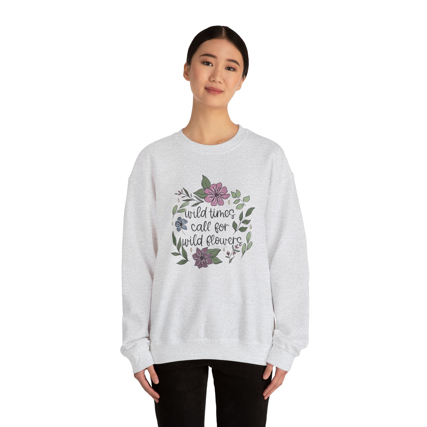 Wild times floral crewneck