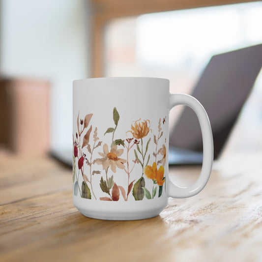 Autumn Watercolor Mug 15oz