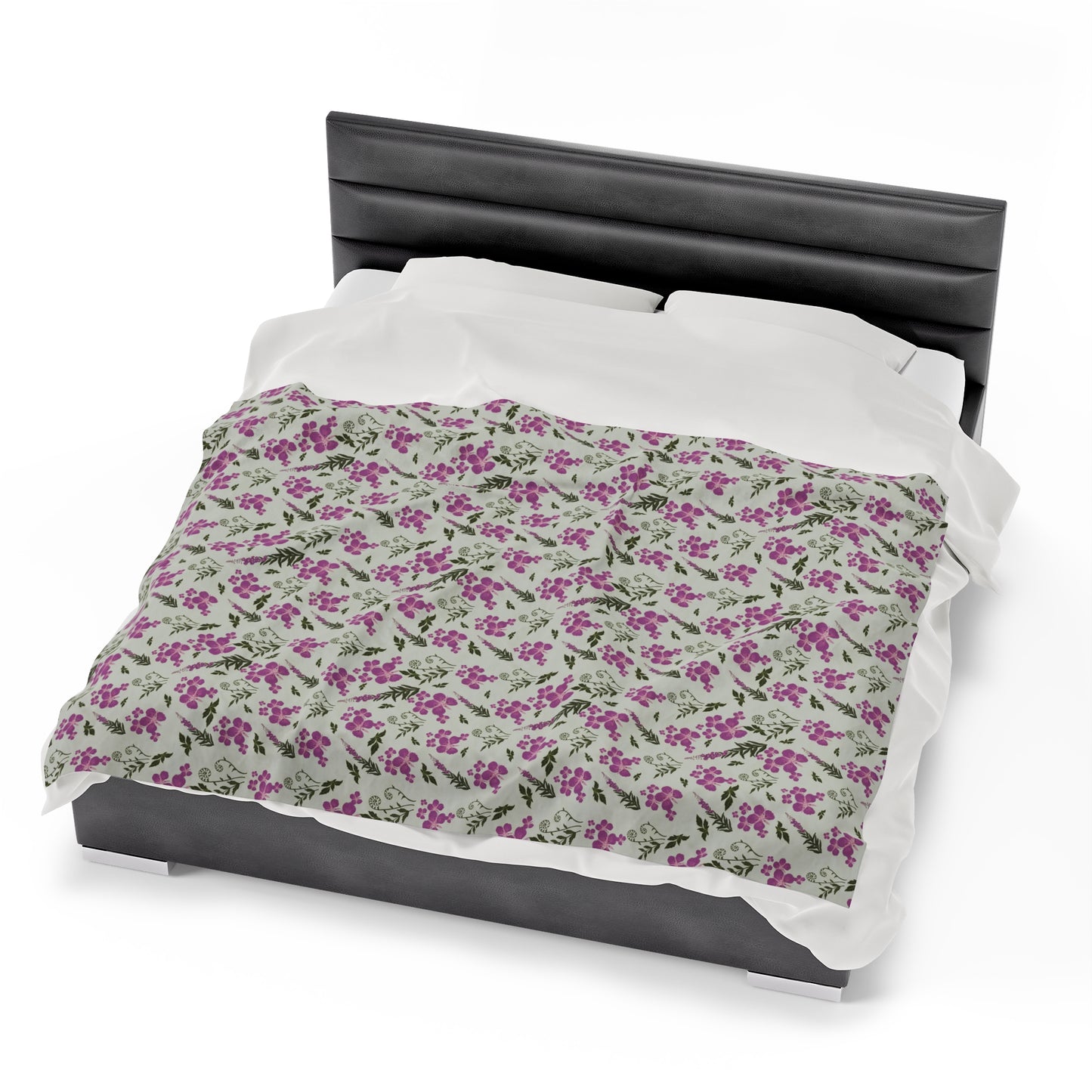 Fireweed Bloom Plush Blanket