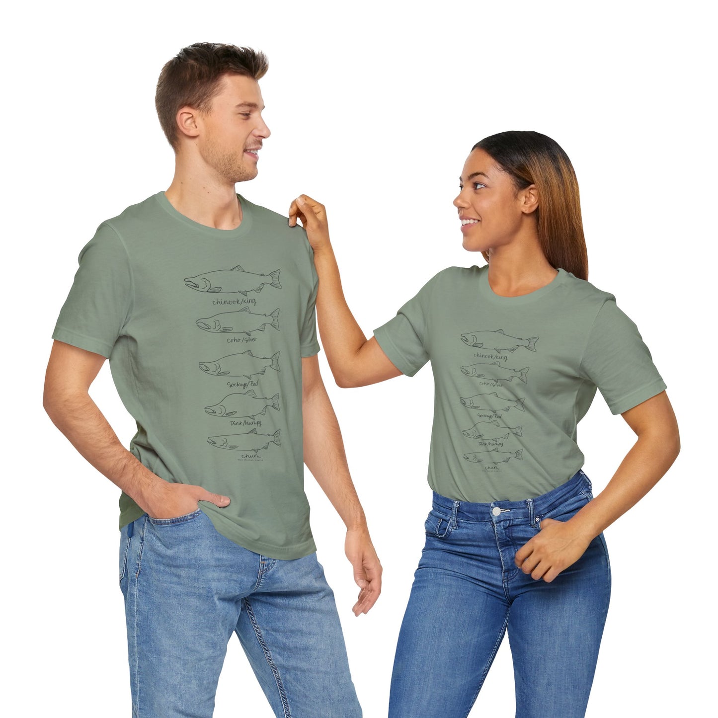 Salmon Species Unisex Shirt