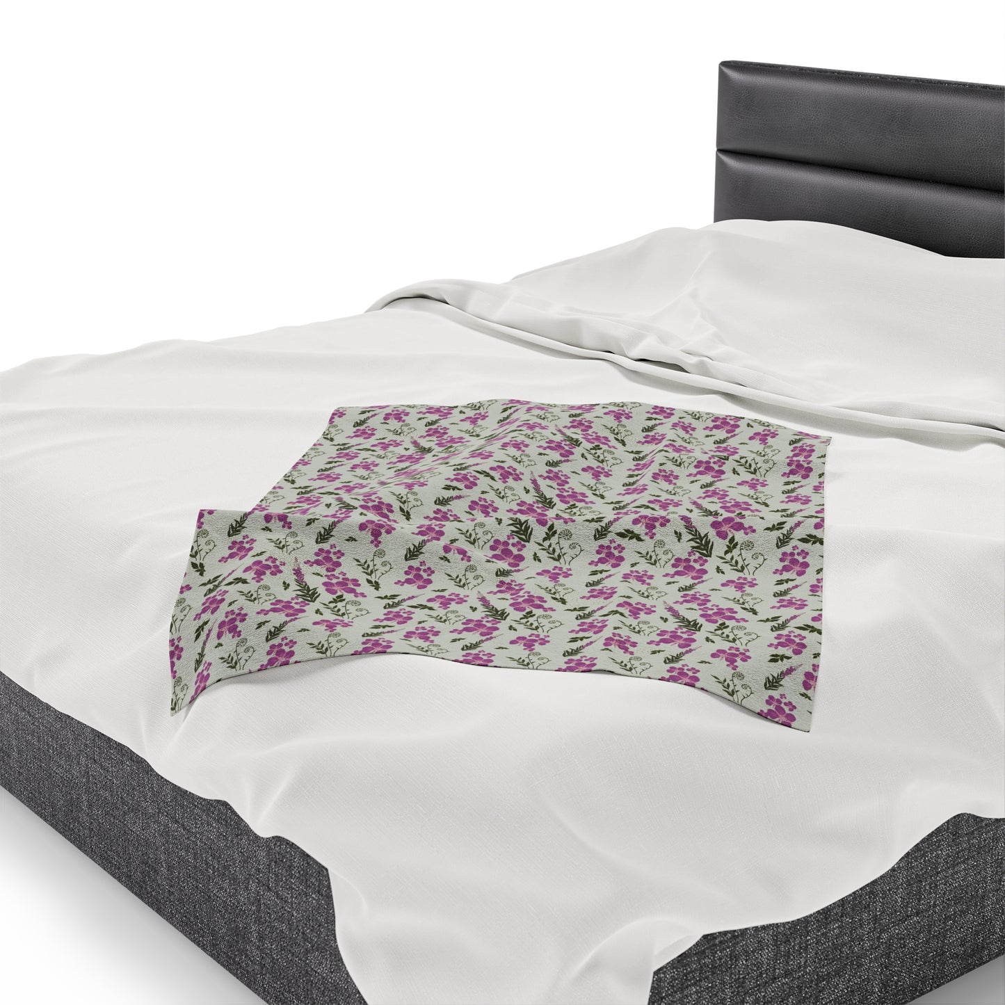 Fireweed Bloom Plush Blanket