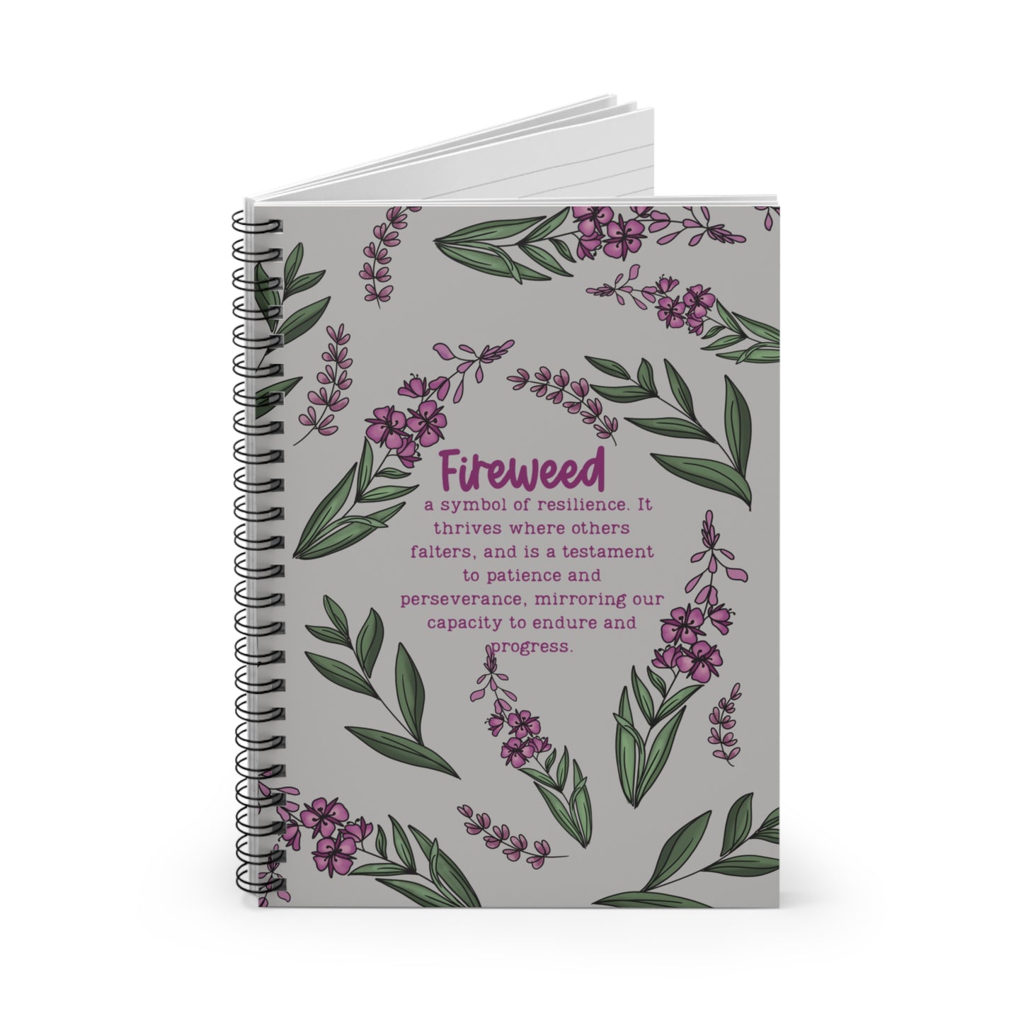 Love of Fireweed notebook