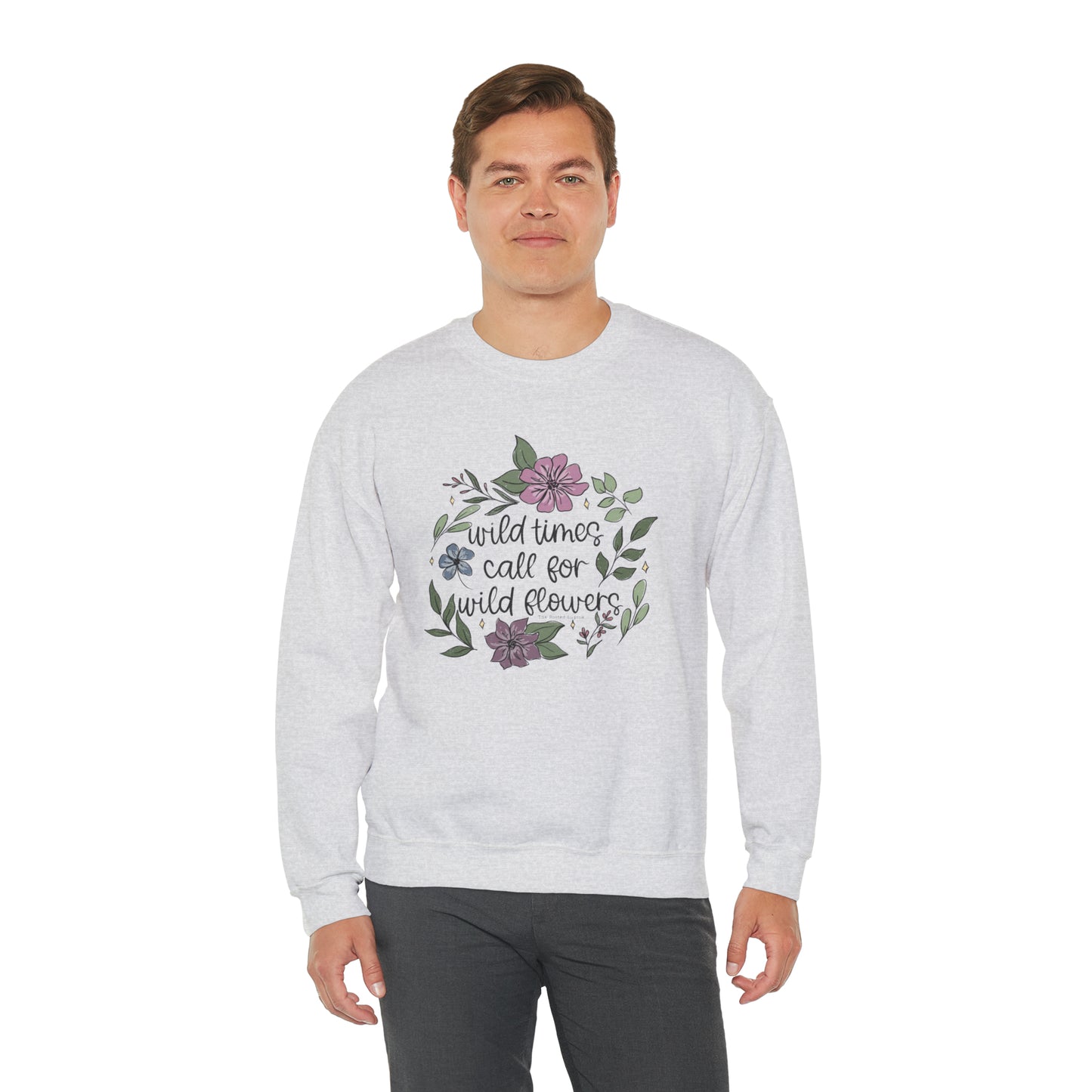 Wild times floral crewneck