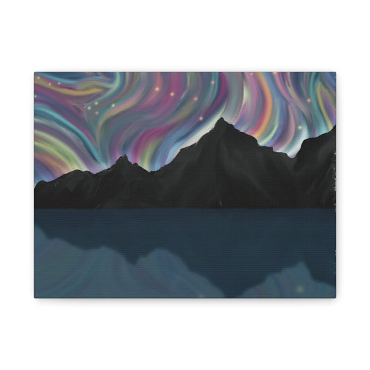 Midnight Mountain Canvas