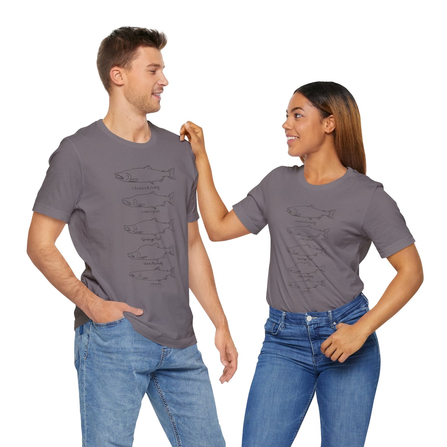 Salmon Species Unisex Shirt