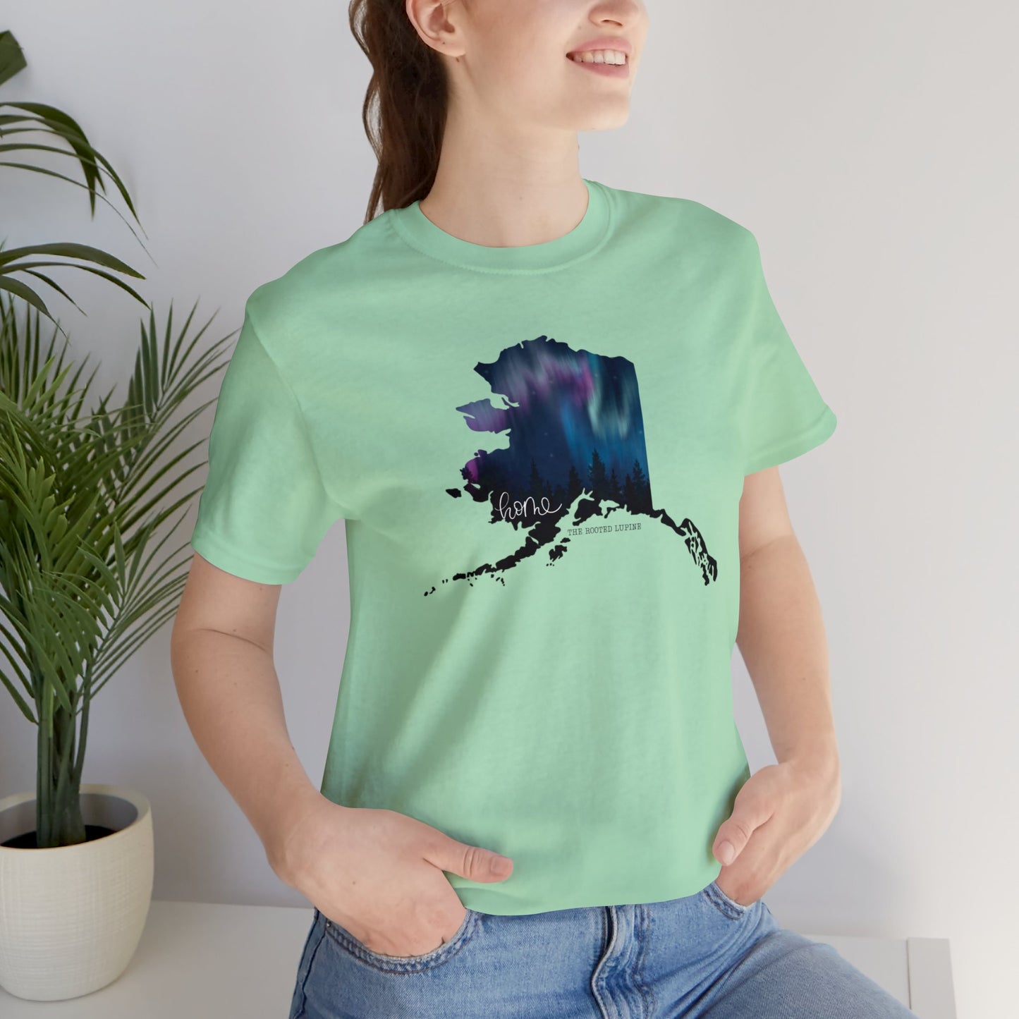 Aurora borealis; Home T-Shirt