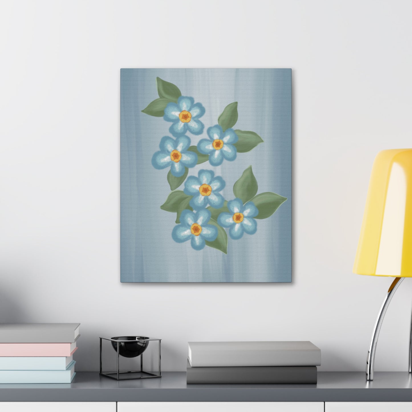 Forget Me Not Canvas Wall Art