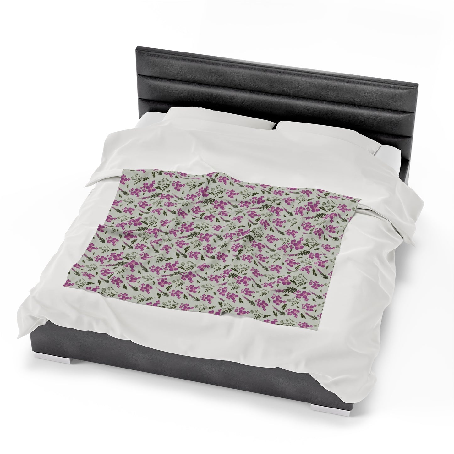 Fireweed Bloom Plush Blanket