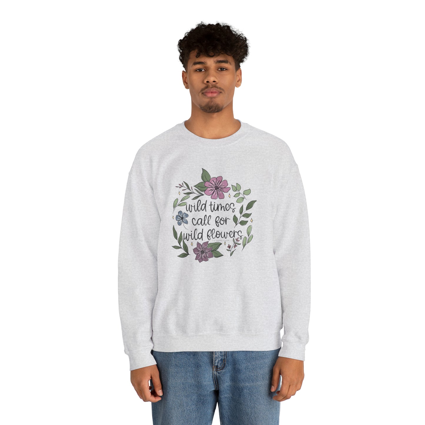 Wild times floral crewneck