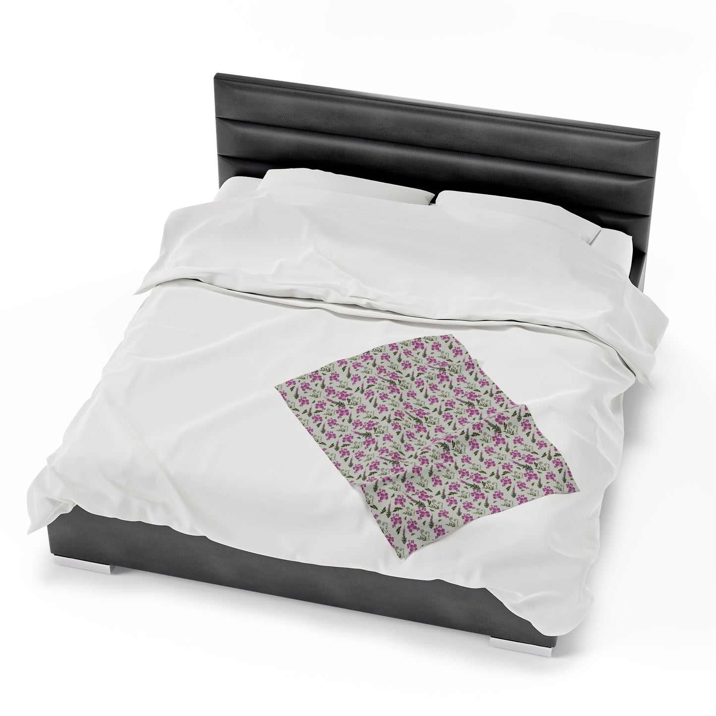 Fireweed Bloom Plush Blanket