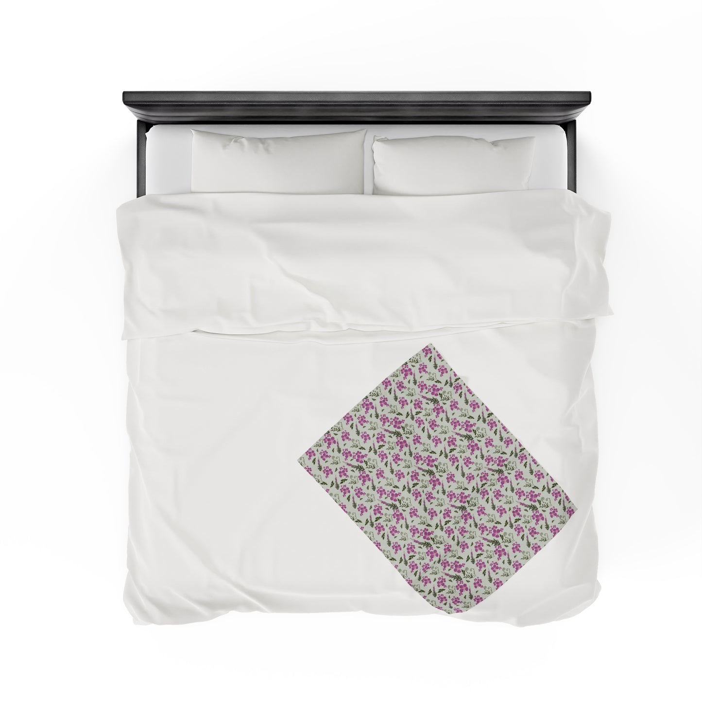 Fireweed Bloom Plush Blanket