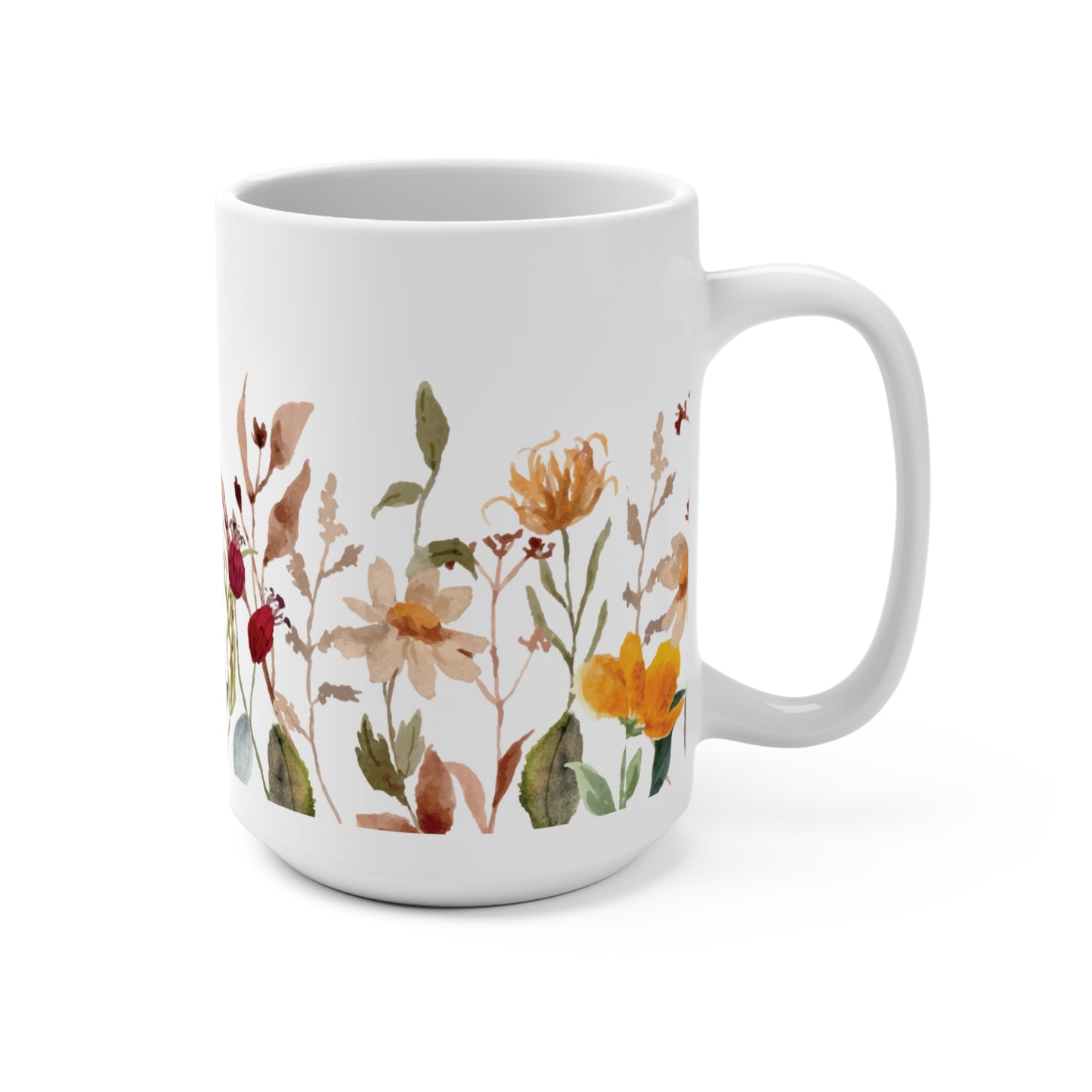 Autumn Watercolor Mug 15oz