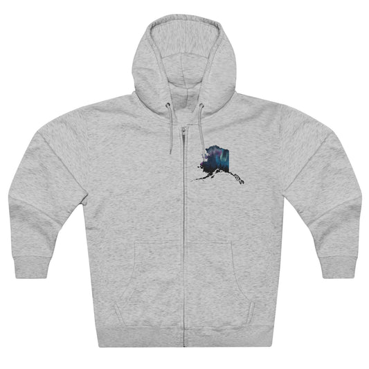 Northern lights state zip up