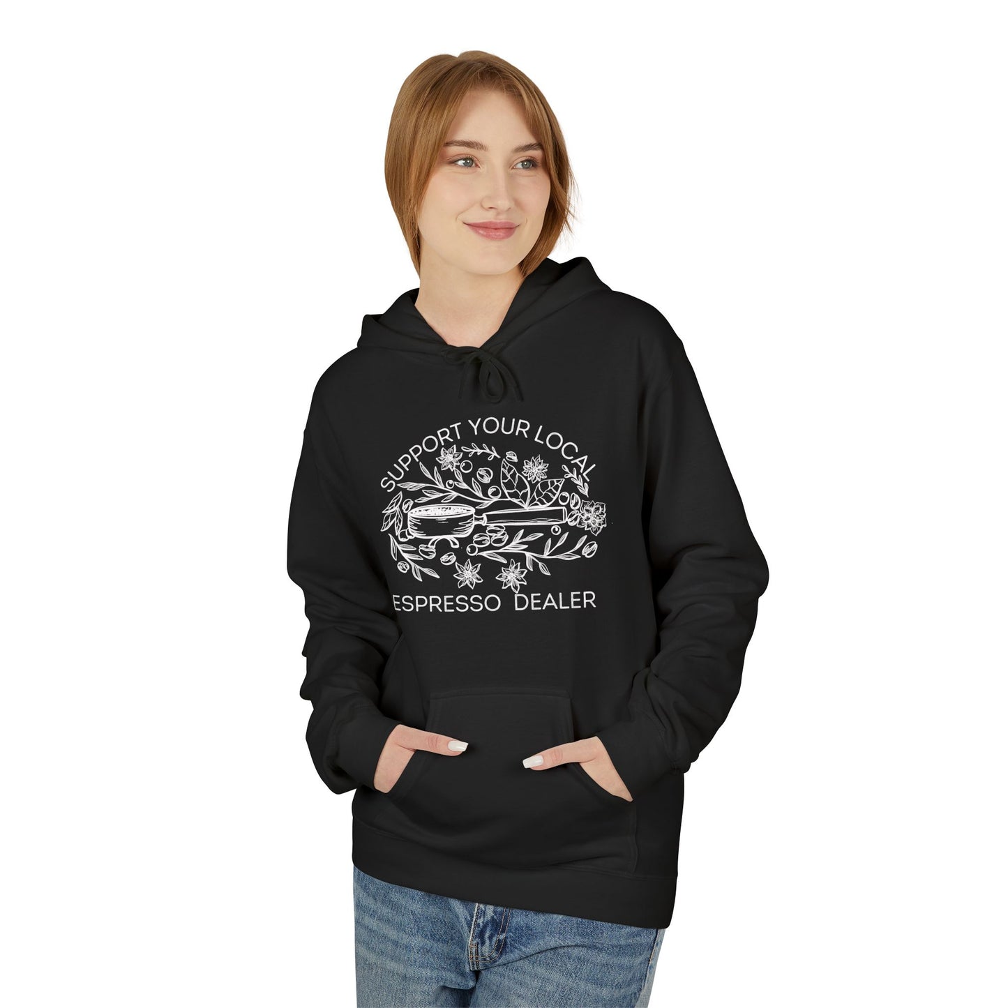Local Espresso Dealer Fleece Hoodie