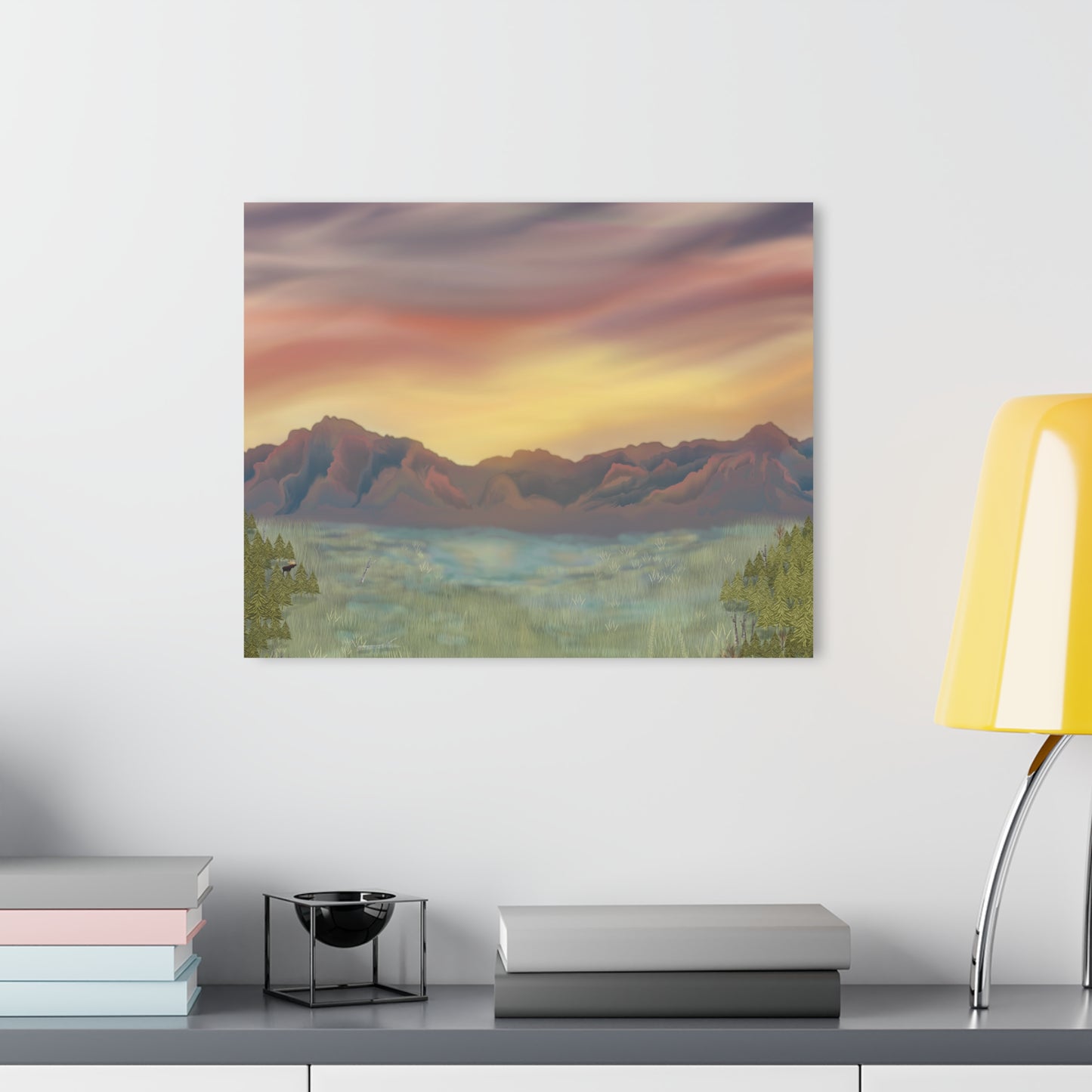 Matanuska Hayflats Acrylic Print