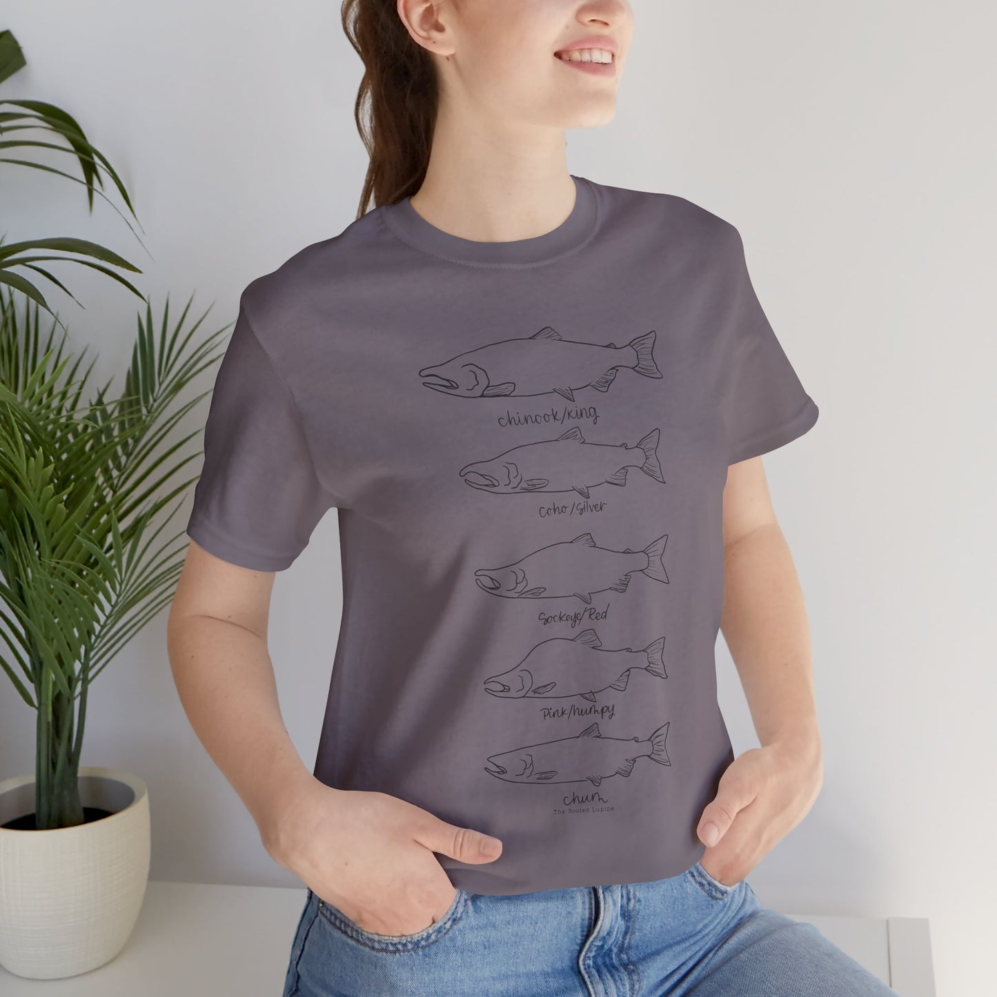 Salmon Species Unisex Shirt