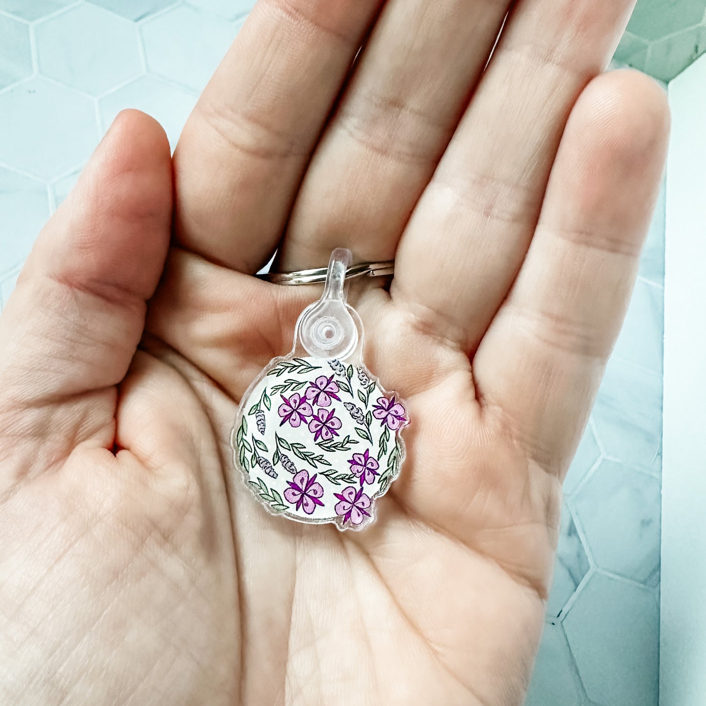 Blooms of Beauty, Fireweed Keychain